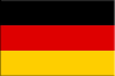 Pegatina bandera de alemania adhesivo. Bandera de Alemania - Simbología del Mundo