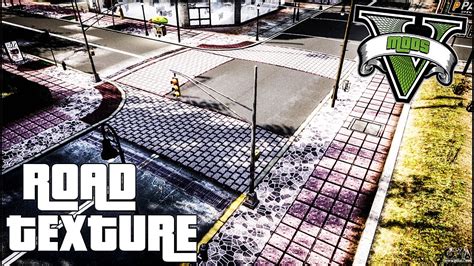 Road Texture Mod Gta 5 La Roads Grand Theft Auto V Youtube