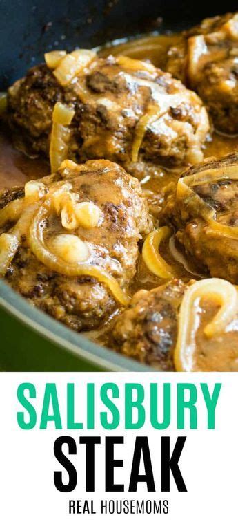 Fresh ground beef, caramelized onions, and rich brown gravy make this one more delicious item to. Salisbury Steak is classic comfort food. Delicious beef ...