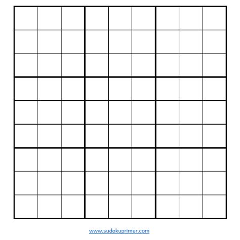 10 Best Printable Blank Sudoku Grid 2 Per Page Printablee Com Free
