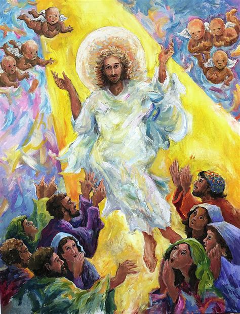 Ascension Of Jesus Painting By Eleanor Dixon Stecker Pixels