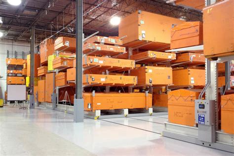 Shelving And Mobile Storage System Warehouse Logistics Montel Inc
