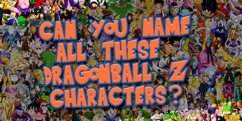 Kakarot rpg game, by bandai dragon ball z: Can You Name All These Dragon Ball Z Characters?