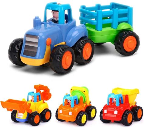 Gold Toy Push And Go Gold Toy Powered Cars Construction Vehicles Toy