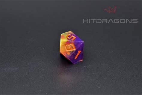 Purple Neon Dice Hitdragons