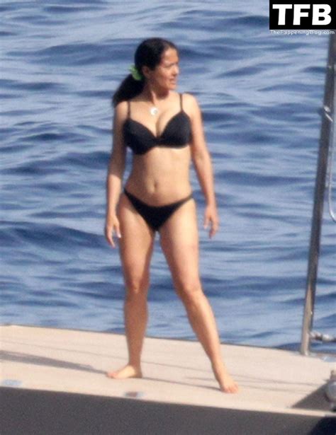 Salma Hayek Puts On A Steamy Display With Her Husband While Relaxing On A Yacht On Holiday In