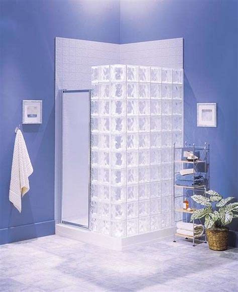 pittsburgh corning s glass block shower systems streamline installation of distinctive glass