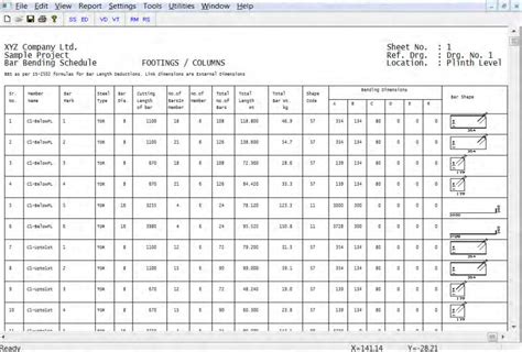 Bar Bending Schedule Software Full Version Free Download Freeware Base