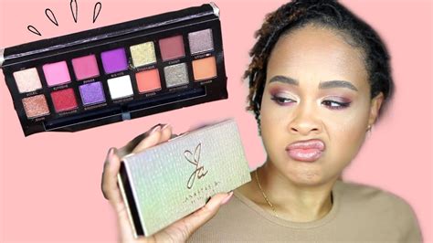 jackie aina x abh palette review basic makeup tutorial youtube