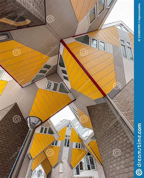 Cube Houses In Rotterdam The Netherlands Editorial Stock Image Image