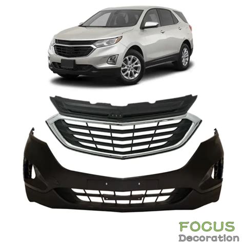 For 2018 2019 Chevy Equinox Front Bumper Cover And Front Upper And Lower