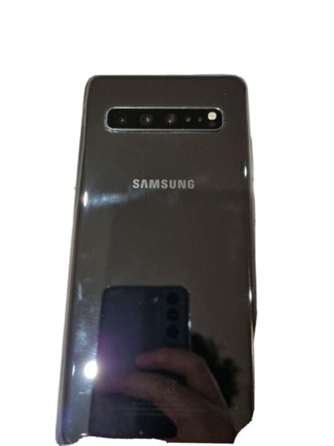 Samsung Galaxy S10 5g 256gb Crown Silver Unlocked Single Sim