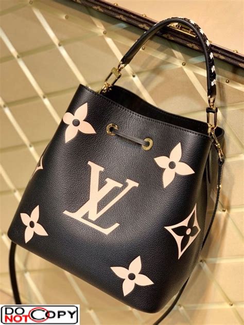 Louis Vuitton Lv Crafty Neonoe Mm Bucket Bag Braided Top Handle M56890