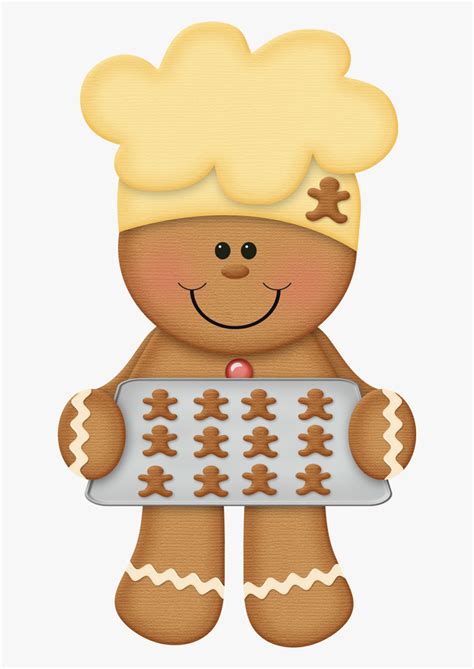 Merry Clipart Gingerbread Clipart Christmas Gingerbread Man Free
