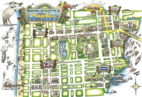 New Map Points The Way For Walking Around Naples Naples Florida
