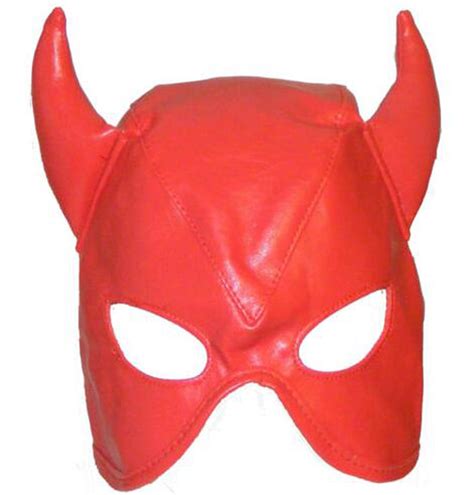 Flirting Halloween Face Devil Eye Maskleather Harness Restraint Design