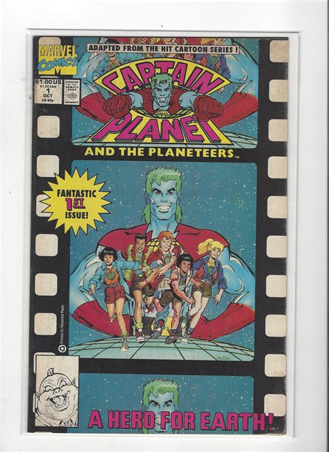Captain Planet And The Planeteers 1 Marvel Comics Vf Comic Books