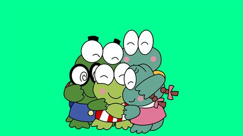Keroppi And His Friends Sharing A Group Hug By Ianandart Back Up 3 On