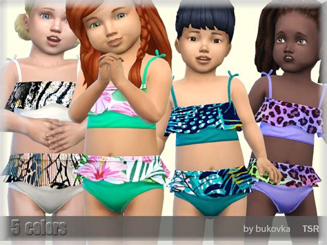 The Sims Resource Swimsuit Toddler By Bukovka Sims 4