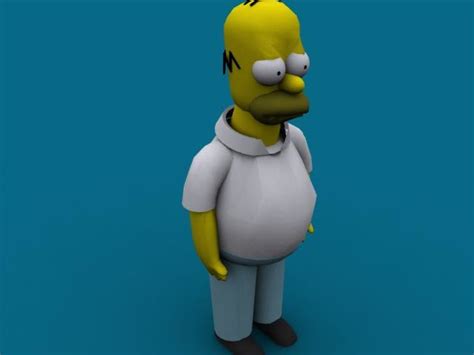 Homer Simpson 3d Model