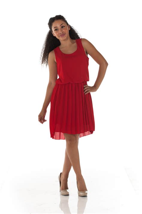 A2m Usa Introduces Lily Short Dresses In Red Blue And Black