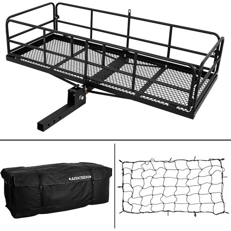 Arksen Foldable 60x 24x 14 Trailer Hitch Cargo Carrier