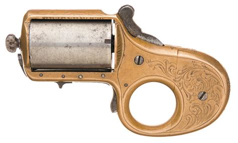 James Reid 32 Caliber Engraved My Friend Knuckle Duster Revolver