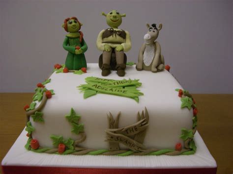 Shrek Cake Shrek Cake For A Little Girls 4th Birthday He Flickr
