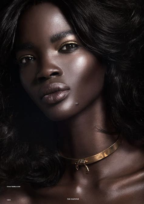 Darkskyn “ Thrifthippie “ Darkskyn “ Dark Skin Model Of The Week Model Aamito Stacie Lagum