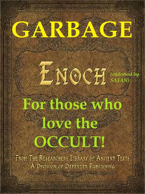 ezekiel38rapture the book of enoch is satanic garbage