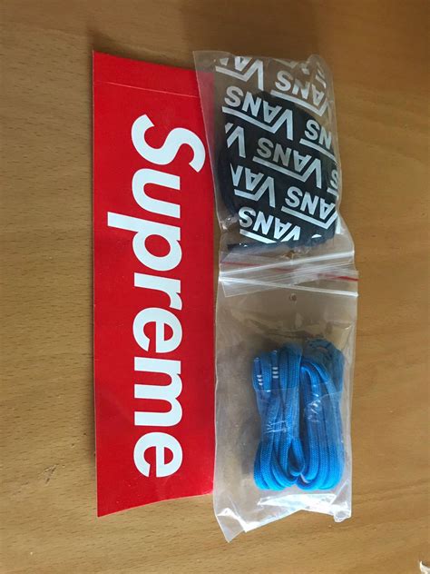 Supreme Supreme Box Logo Stickervans Shoelaceshuman Race Shoelaces