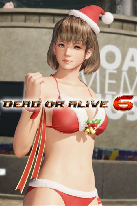 Dead Or Alive 6 Santa Bikini Hitomi 2019 Xbox One Box Cover Art Mobygames