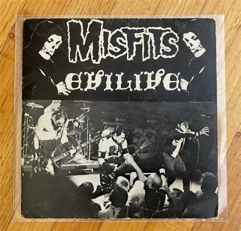 Misfits Original Evilive 7 1982 Fiend Club Numbered Edition With Insert