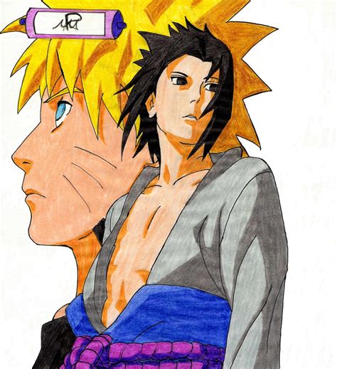 Naruto Uzumaki And Sasuke Uchiha Cover 38 By Metaldbn On Deviantart