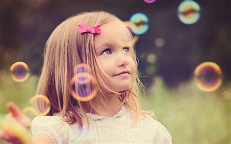 People Photography Children Bubbles Mood Cute Wallpaper
