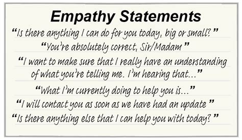 18 Empathy Statements That Help Improve Customer Agent Rapport