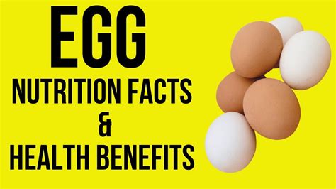 Top 10 Nutrition Facts And Health Benefits Of Egg Youtube
