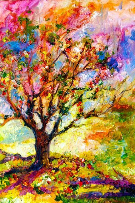 Beautiful Painting Of A Tree Simple And Complicated At