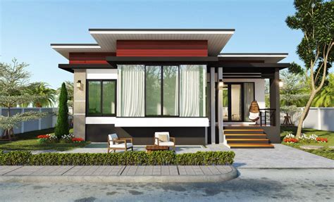 Modern 2 Bedroom Single Story House 1 Pinoy House Plans