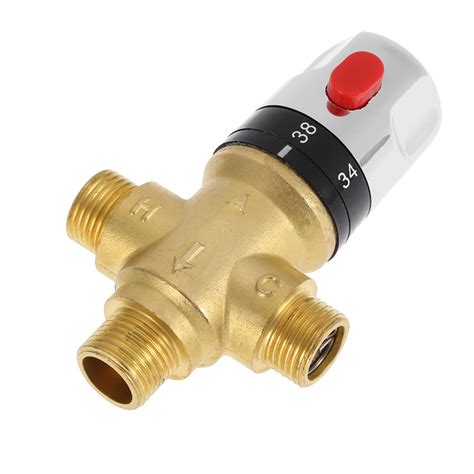 15mm Coldhot Thermostatic Mixing Valve For Shower Control Mixer Water Heater Ebay