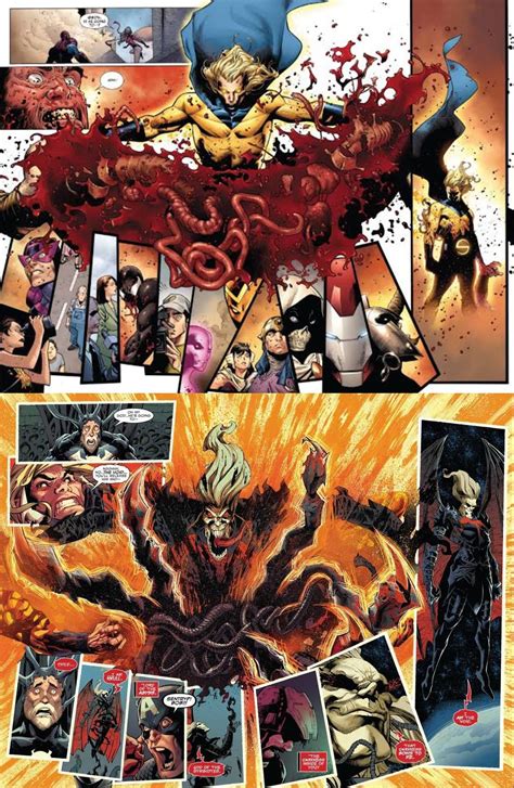 Knull Recreates The Sentry Vs Ares Scene From Dark Reign Do You Guys Think The Sentry And