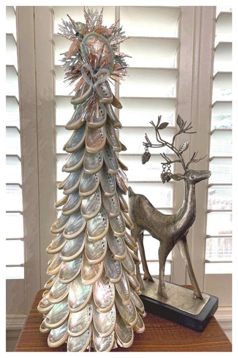 Christmas Abalone Shell Tree Hands Down Winner Etsy