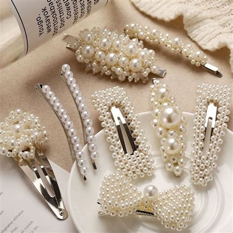 New Korean Cute Style Simulated Pearl Hair Pins For Women Wedding