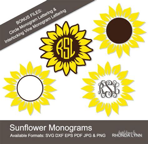 Download SALE Sunflower svg dxf png jpg pdf cut file Sunflower