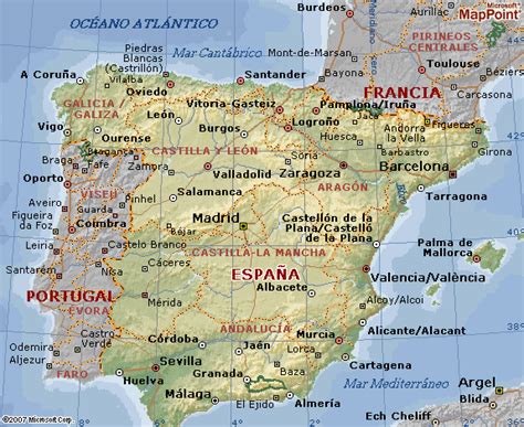 Mapa De España Gnl Global