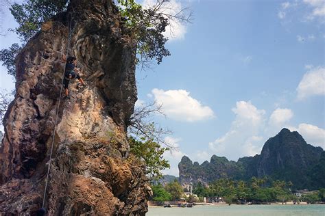 Railay Beach Rock Climbing And The Emerald Cave Travel Deeper With