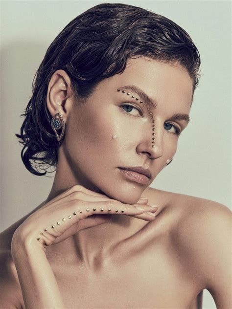 Misha Kapustkina Wears Embellished Beauty For L Officiel Arabia Sleek