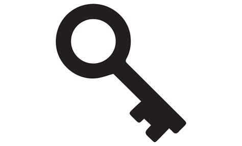 Key Lock Icon On Transparent Background 21013593 Png