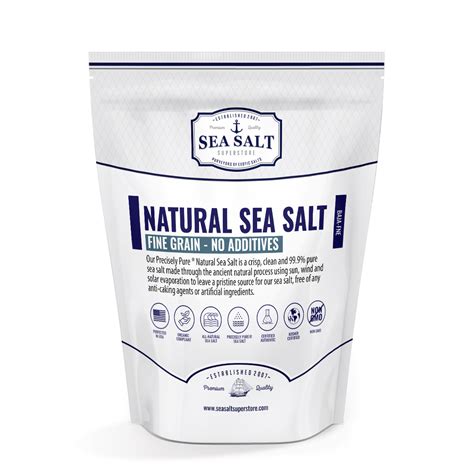 Sea Salt Premium Natural Salts By Sea Salt Superstore Fine Grain