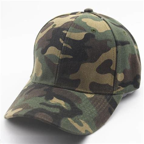 Unisex Women Men Camo Baseball Hats Classic Polo Style Baseball Cap